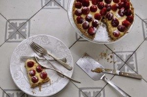 Tartaleta de crema pastelera y frutillas