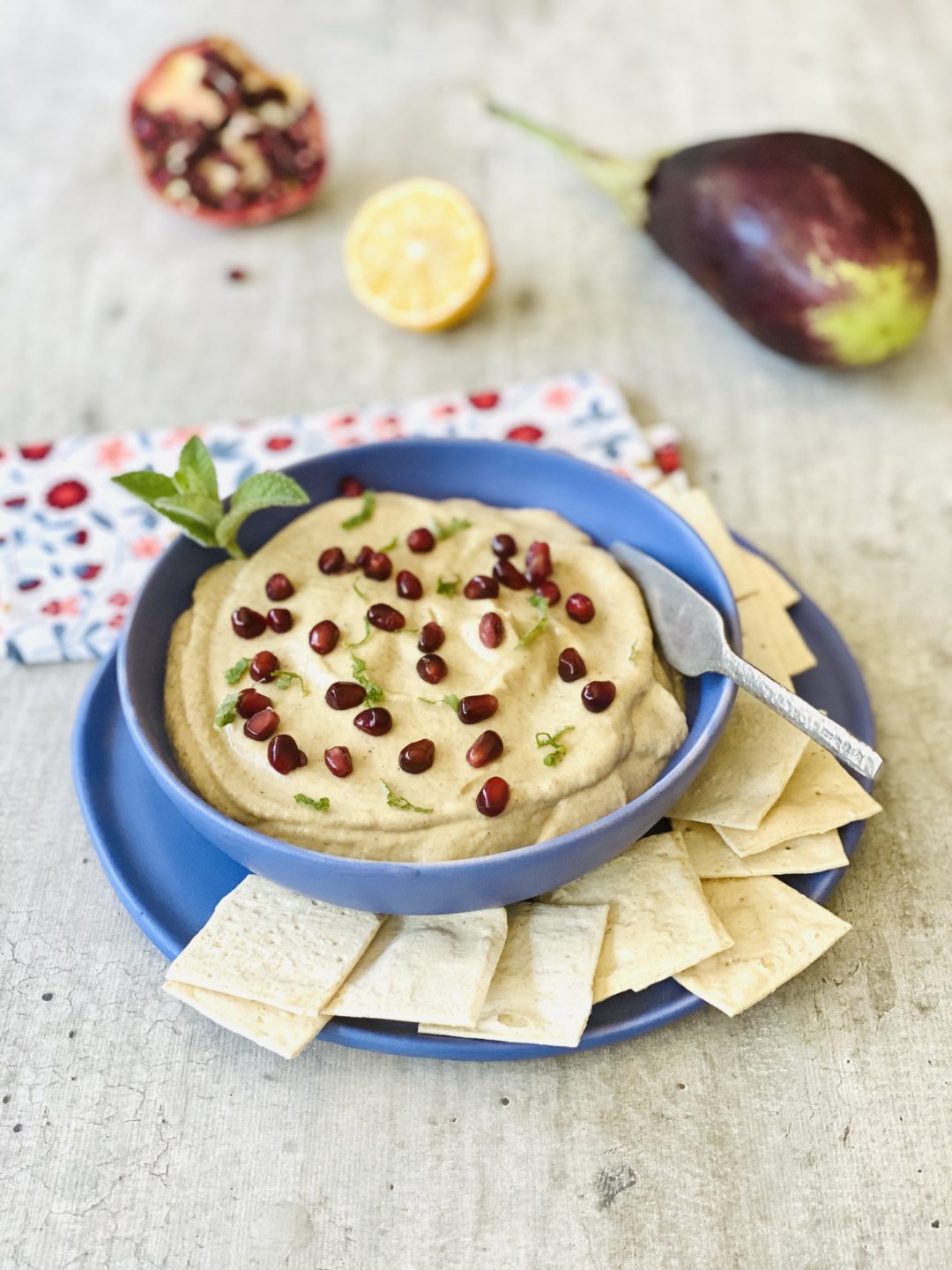 Baba ganoush, mutabal o paté de berenjena - Polin en la Cocina
