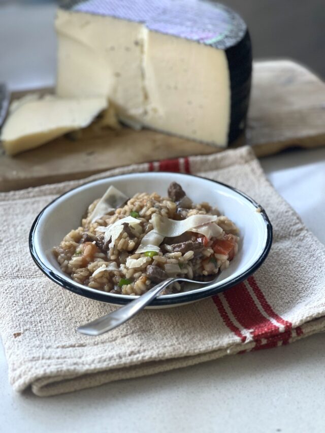 Risotto de lomo saltado