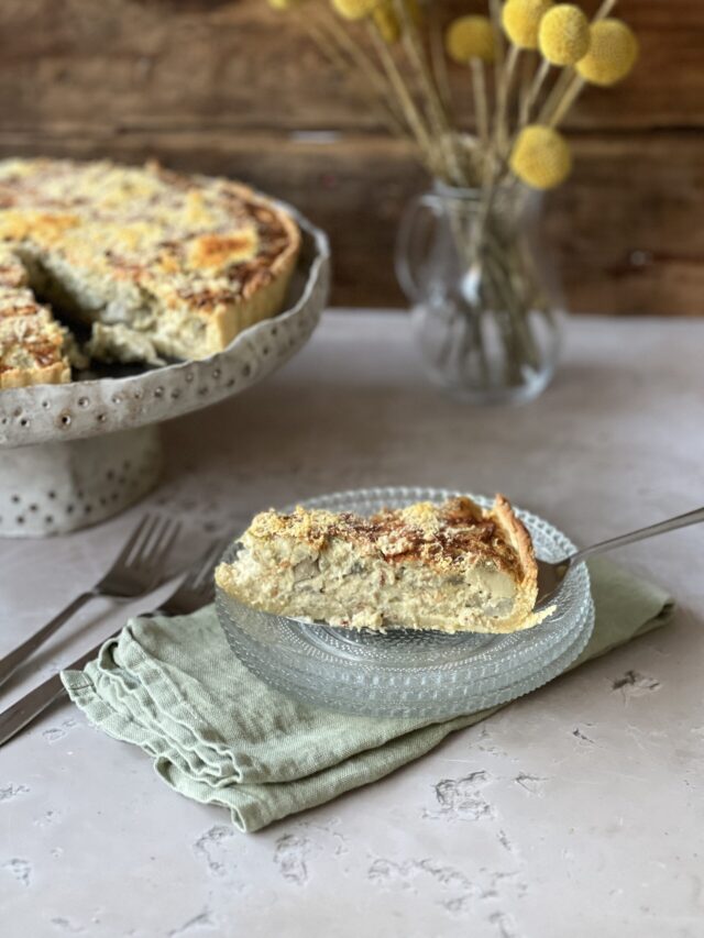 Quiche de alcachofa