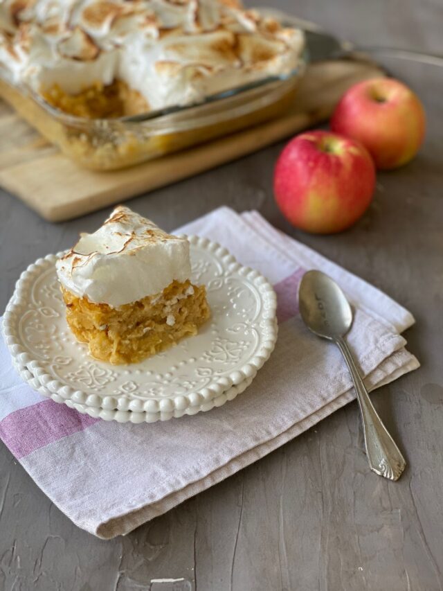 Postre de manzana